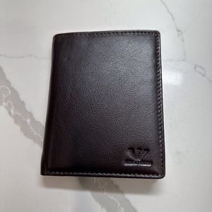 Giorgio Armani Leather Wallet New